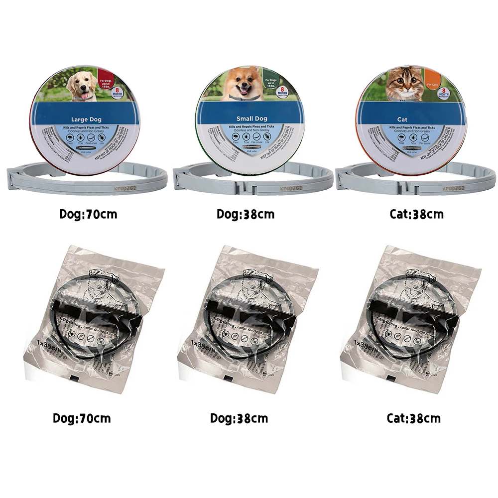 

Retractable Deworming Dog Collar Fleas And Ticks Necklace Cats Collar Pets Accessories Small Medium Dogs Supplies