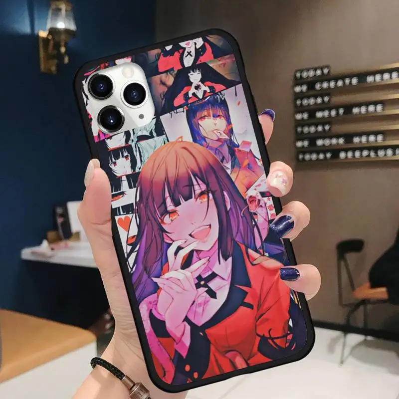 

Kakegurui Jabami Yumeko Japan Anime Phone Case for iPhone 11 12 pro XS MAX 8 7 6 6S Plus X 5S SE 2020 XR