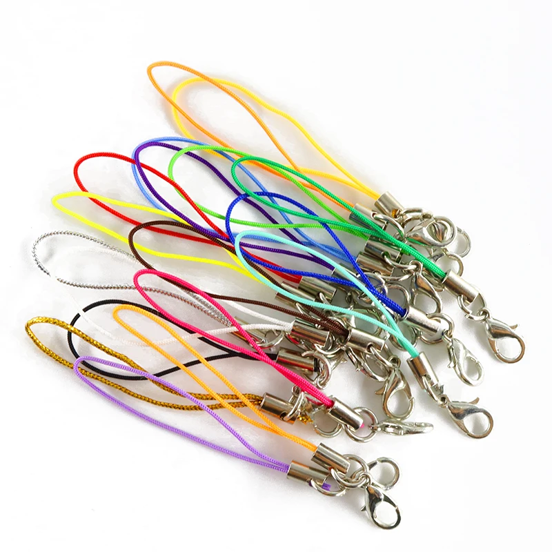 50 шт./лот сделай сам серебряный шнурок застежка-лобстер подвесной соединитель