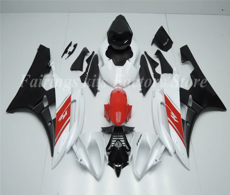 

НОВЫЕ комплекты мотоциклетных обтекателей ABS, подходят для Yamaha YZF R6 2006 2007 YZF-R6 06 07 YZF600, комплект бодибилдинга на заказ, холодный белый, красный,...