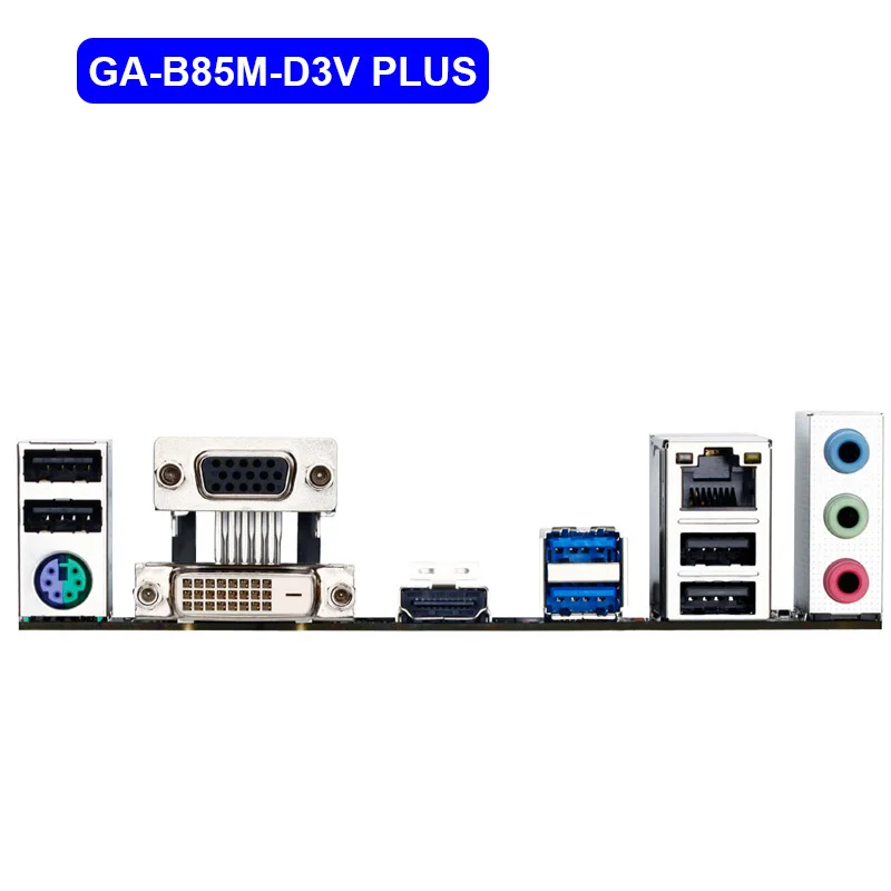 GIGABYTE GA-B85M-D3V Plus с процессором i5 4460S десктопная материнская плата B85 Socket LGA 1150 DDR3 32G