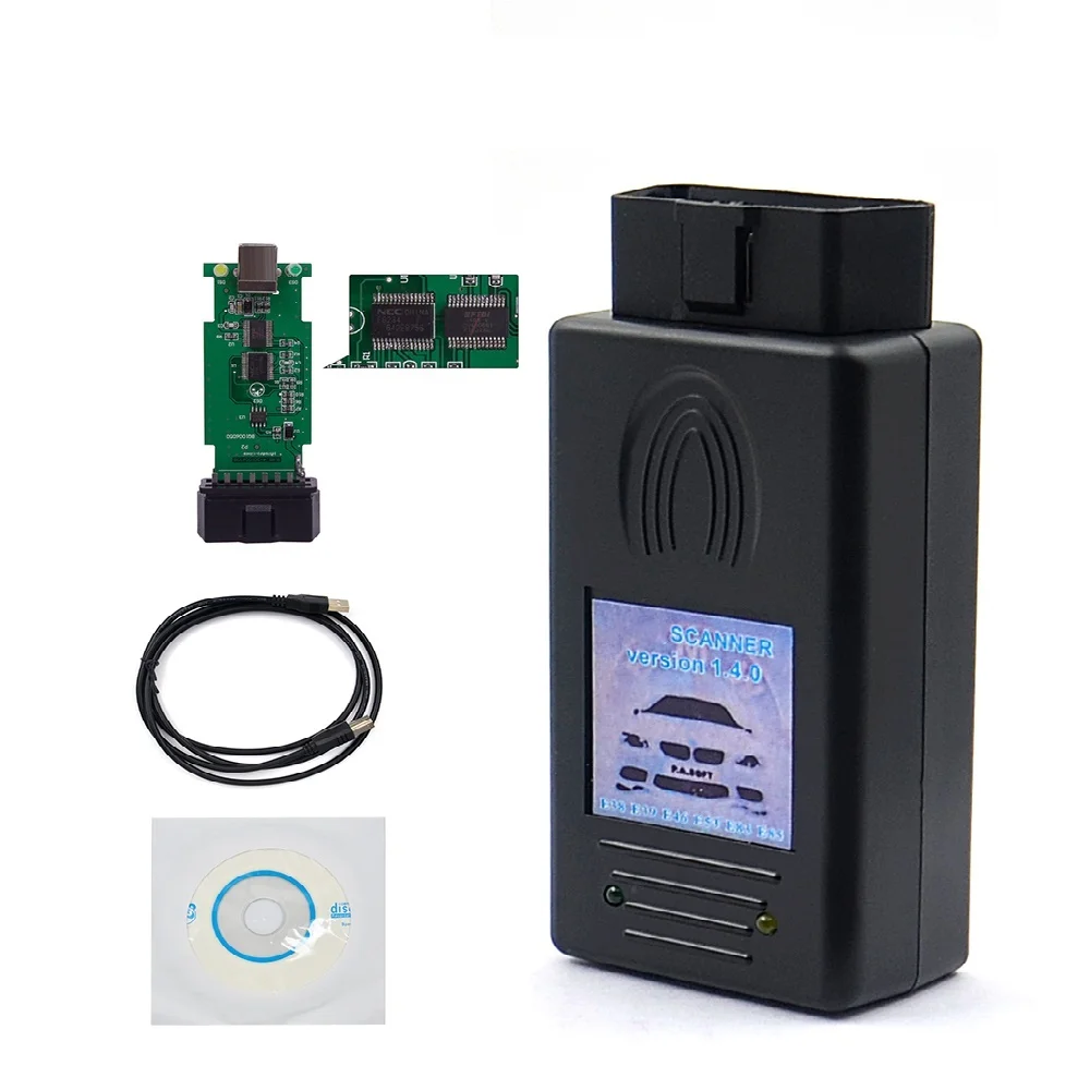 Новинка для сканера BMW 1.4.0 FTDI чип OBDII USB диагностический интерфейс разблокировка