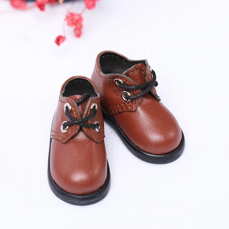 Новый BJD Кукла SD 1/6 на шнуровке маленькие кожаные туфли два цвета по желанию