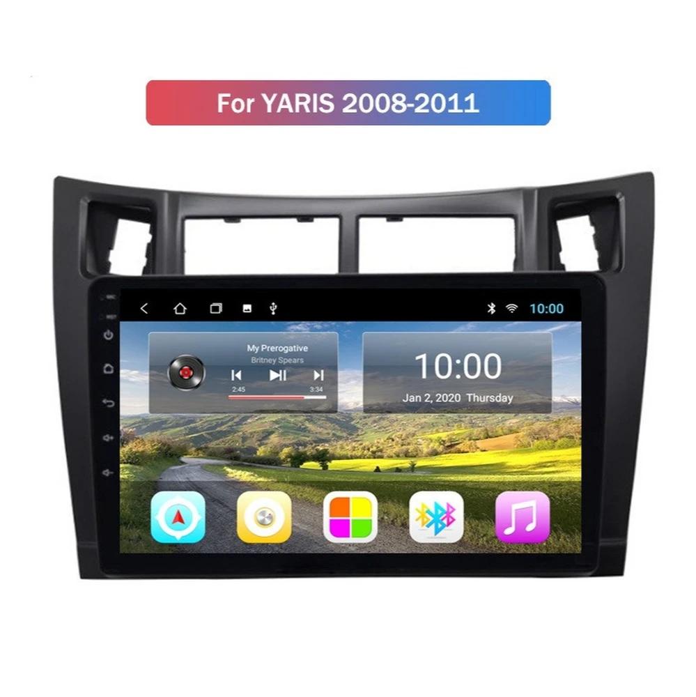 

Товары с пересечением границ подходят для Toyota 08-11 Yaris, автомобильный GPS-навигатор, встроенная автомобильная навигация