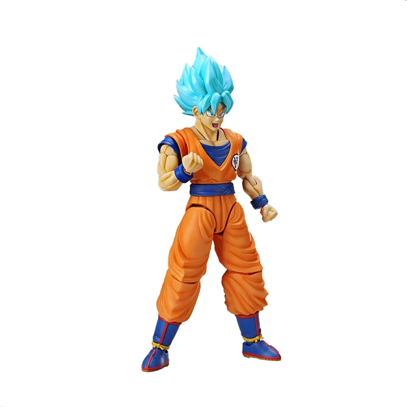 

Bandai Dragon Ball Z Super Saiyan God Goku Blue Hair Cultra Instinct Assembly Model Action Collection Model Toy Anime Figure Toy