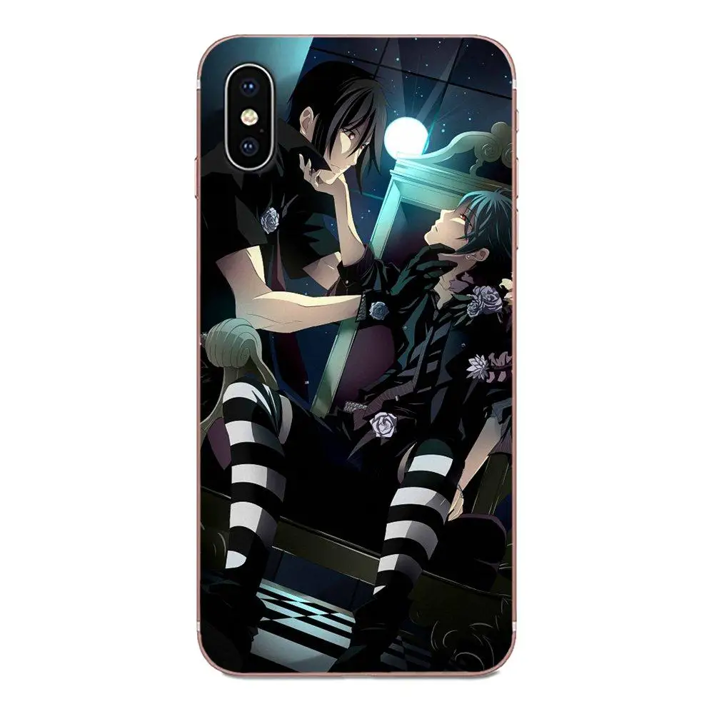 Модный популярный чехол в стиле аниме черный Батлер Kuroshitsuji для Apple iPhone 11 Pro XS Max XR X 8