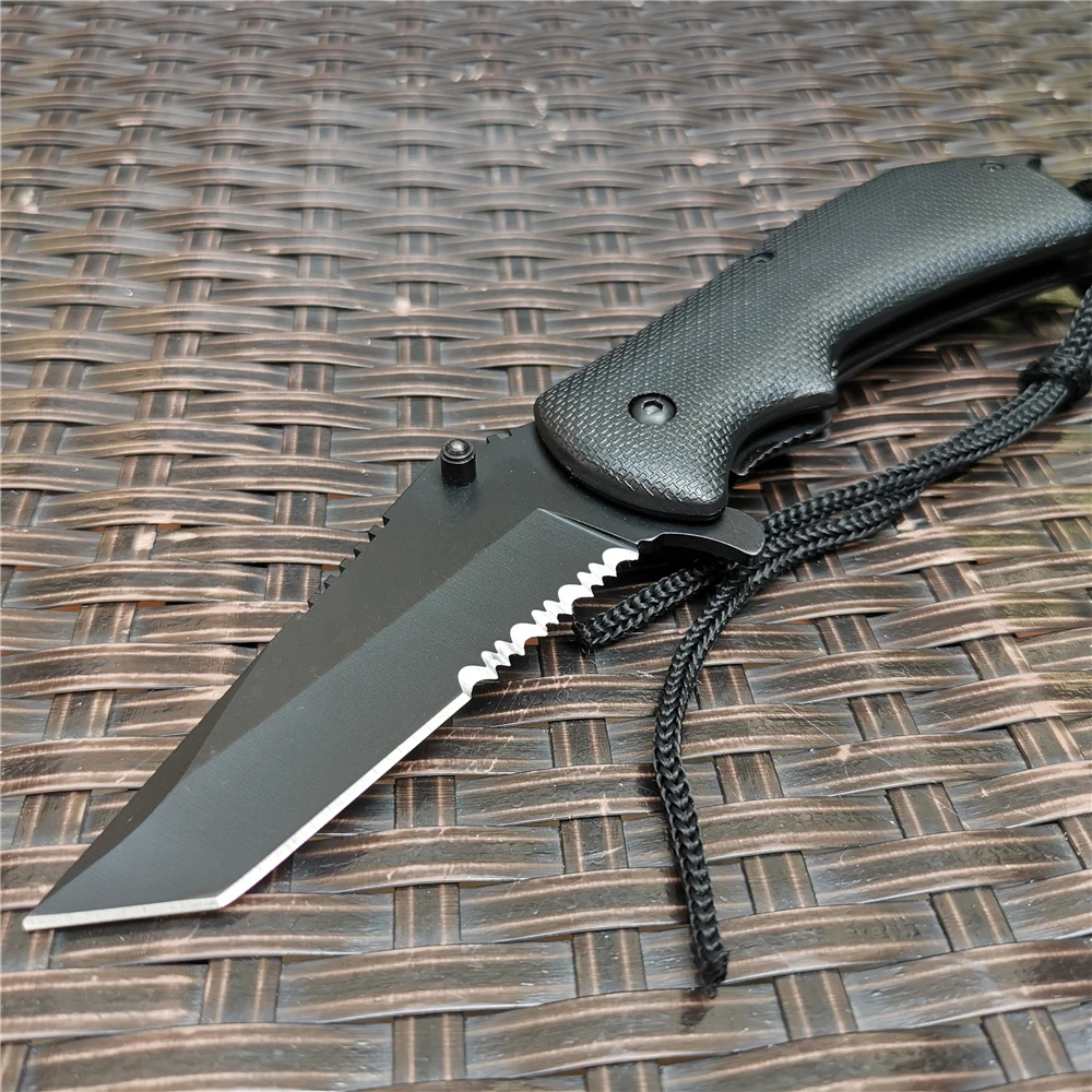 Карманный нож 7cr13 острый прочный Охотничий Тактический складной инструмент для