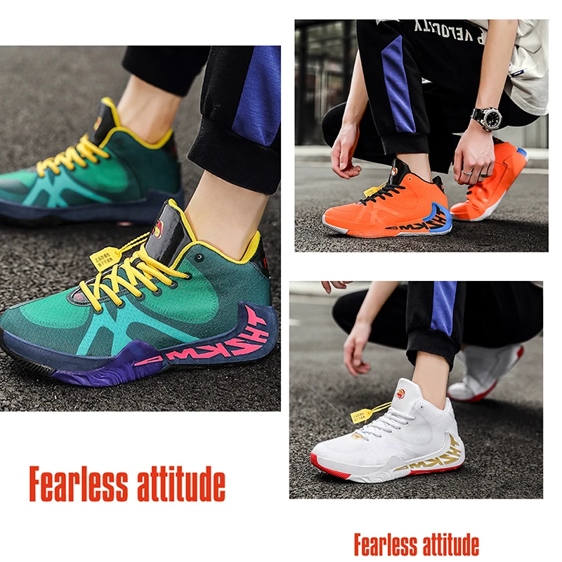 

2021 Autumn New Men's Sports Shoes Letter Printing Non-slip Breathable Comfortable Fashionable Casual Basketball Shoes 697
