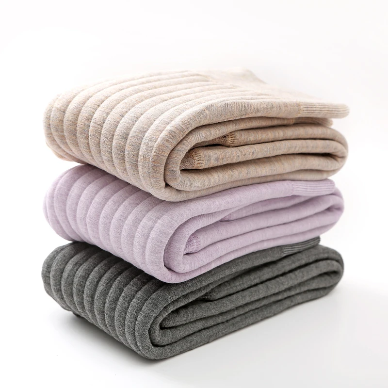 Зимние теплые леггинсы для девочек 2020 утепленные штаны детей хлопковые