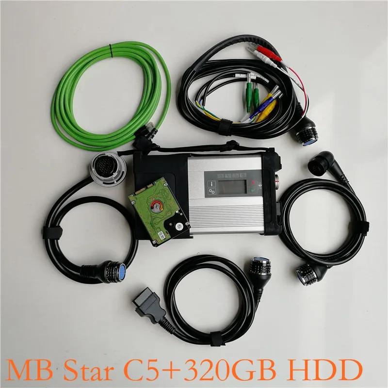 MB STAR C5 SD подключения компактный 5 новейшее программное обеспечение Das DTS Monaco HHT WIS используется ноутбук X201T I7 процессор 4G для Mercedes диагностический инструмент - Цвет: MB STar C5 HDD