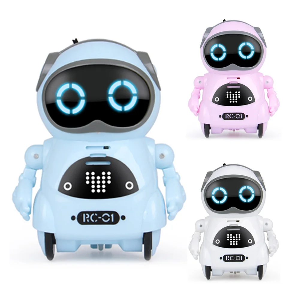 Mini Pocket Robot Voice Recognition Record Singing Dancing Intelligent Dialogue Interactive Early Education Gift Childrens Toy | Игрушки и