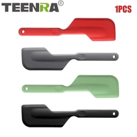 teenra silicone spatula heat resistant cream baking scraper non stick cookie pastry mixing batter scraper cooking pastry tools