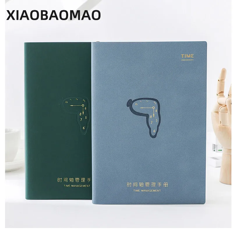 

2021 Agenda Planner Organizer A5 Diary Weekly Monthly Note Book and Journal 365 Day Plan Notebook Travel Handbook PU soft cover