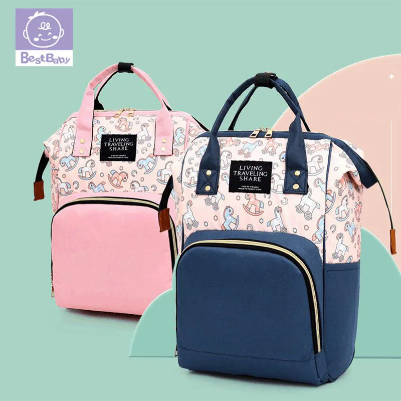 

Модная сумка для мам для подгузников, вместительные сумки для подгузников, дорожный рюкзак, сумка для ухода за ребенком, модные женские сумк...