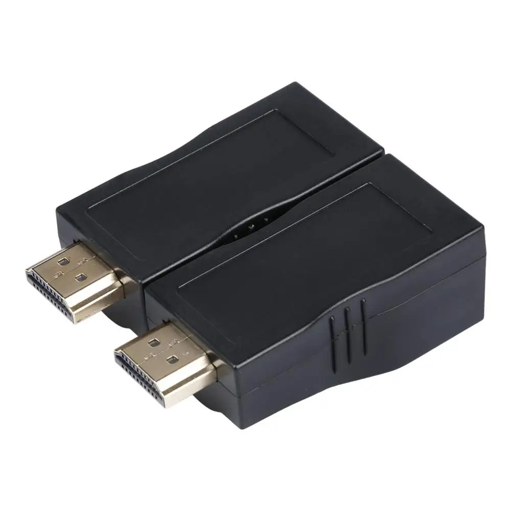 1 пара 4K 1080P 3D HDMI к RJ45 сетевой кабель удлинитель Cat 5e/6 Ethernet адаптер для HDTV GT |