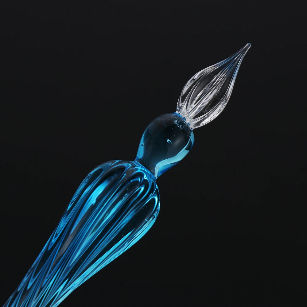 1 шт. Стеклянная Ручка для капельного фонтана винтажная погружения чернильные