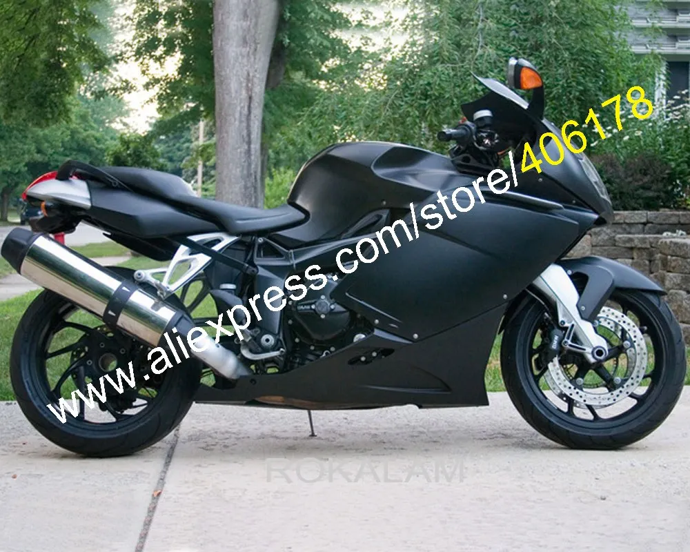 Комплект обтекателей для мотоцикла BMW K1200S K1200 S 2005 2006 2007 2008 K 1200S 05 06 07 08, матовый черный ABS (art.: 3920da8093ff5) - 3920da8093ff5