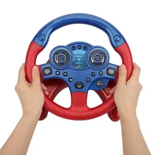 Electronic Steering Wheel Toy with Light Simulation Car Driving Sound Steering Wheel Kids Children Music Educational Toys