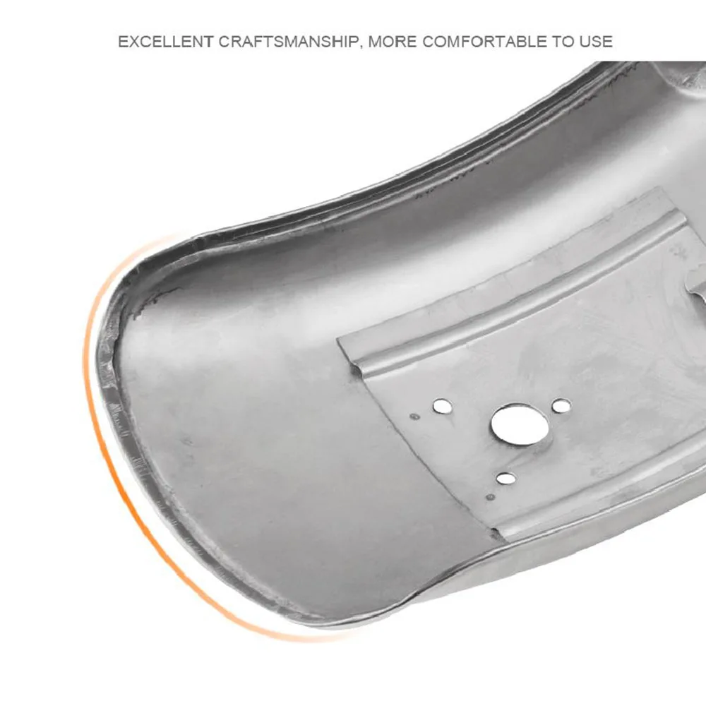 Серебряное заднее крыло из нержавеющей стали для мотоцикла GN125 GN250 брызговик