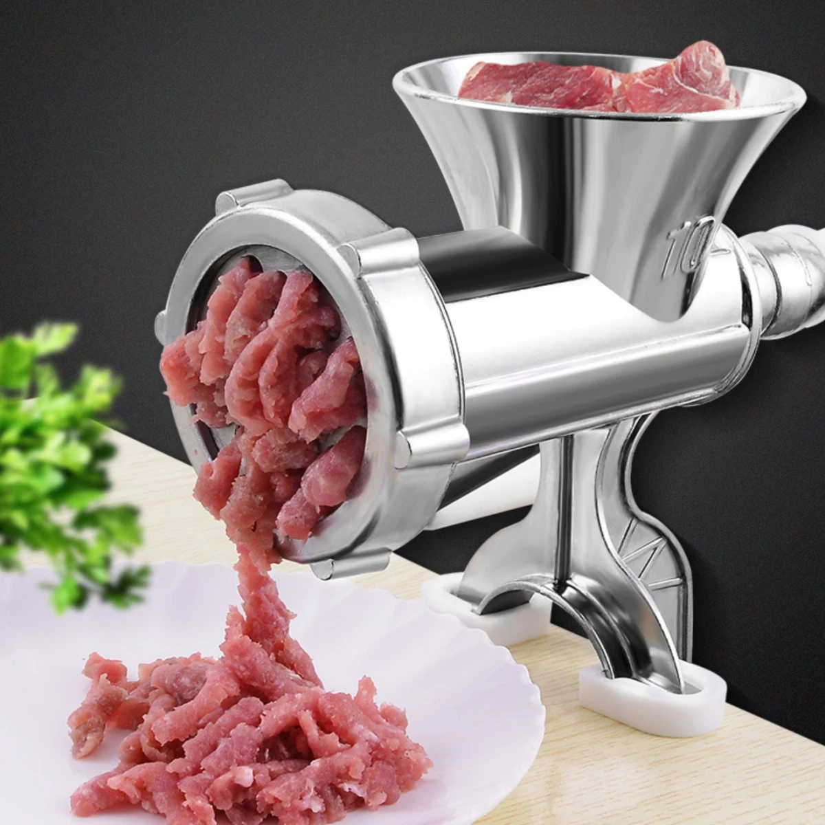 Домашняя ручная машинка для нарезки мяса измельчитель сосисок и перца |