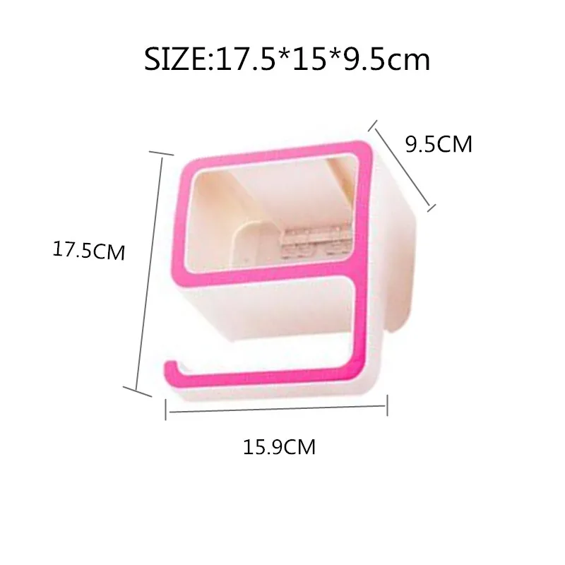 

Soap Box Storage Holders Creative Number 9 Shape Home Kitchen Wall-mounted Plastic Shelf 2-layer Bathroom Product Hanging Racks