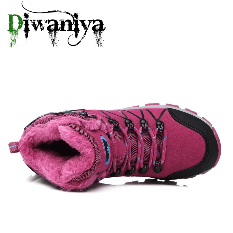 Новинка зимние женские Треккинговые водонепроницаемые ботинки с высоким берцем