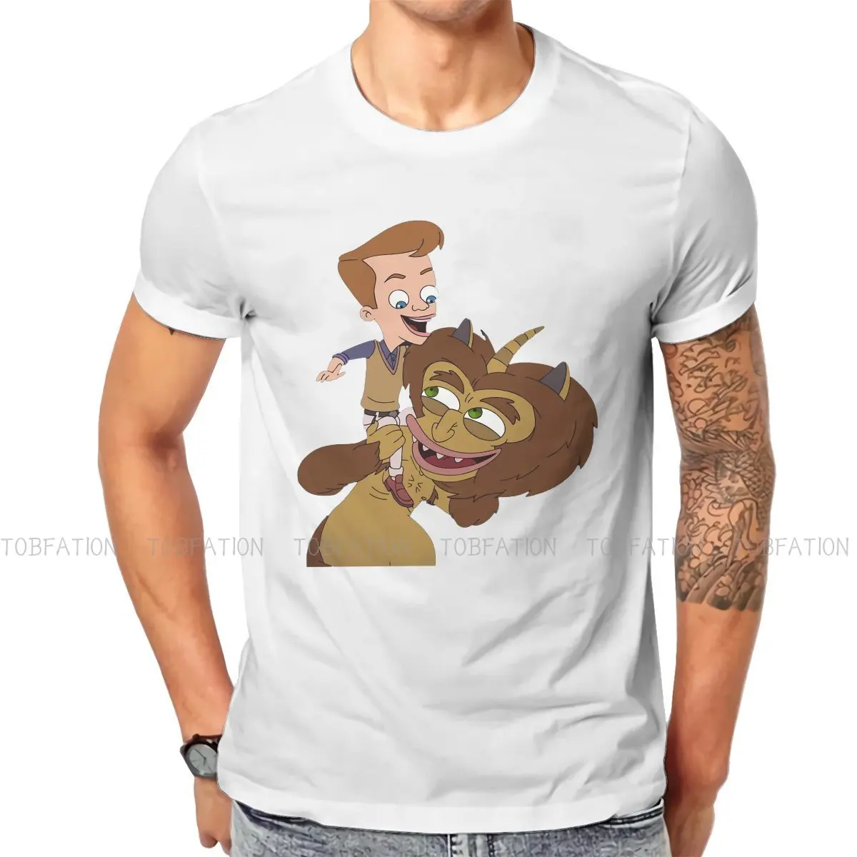 

Футболка с большим ртом из аниме ситком Мэтью Маури лучшие бутоны винтажная Подростковая Готическая Высококачественная Футболка свободна...