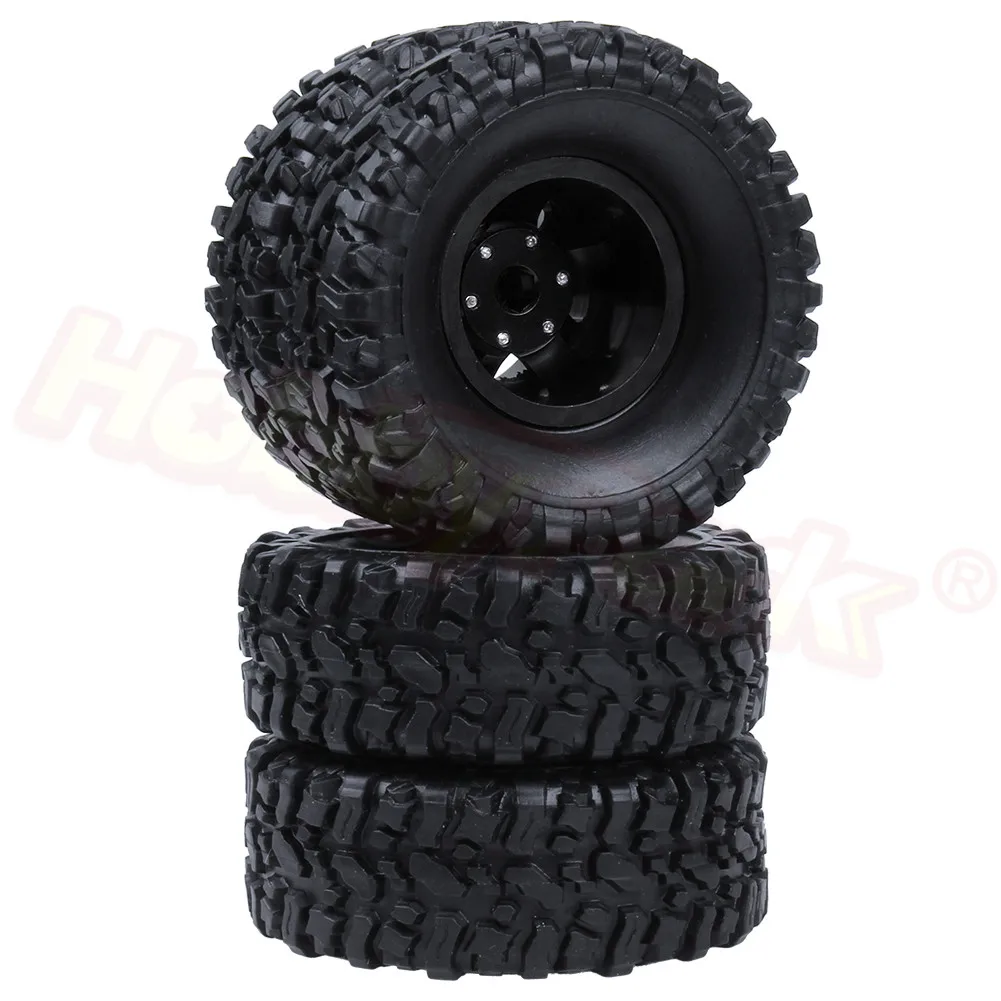 2 шт. 1/16 Радиоуправляемый автомобиль Двойные колеса шины для WPL Военный грузовик