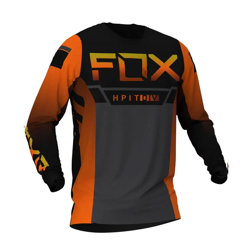 

Motorcycle Mountain Bike Team Downhill Jersey MTB Offroad DH Fxr Bicycle Locomotive Shirt Cross Country Mountain Jersey