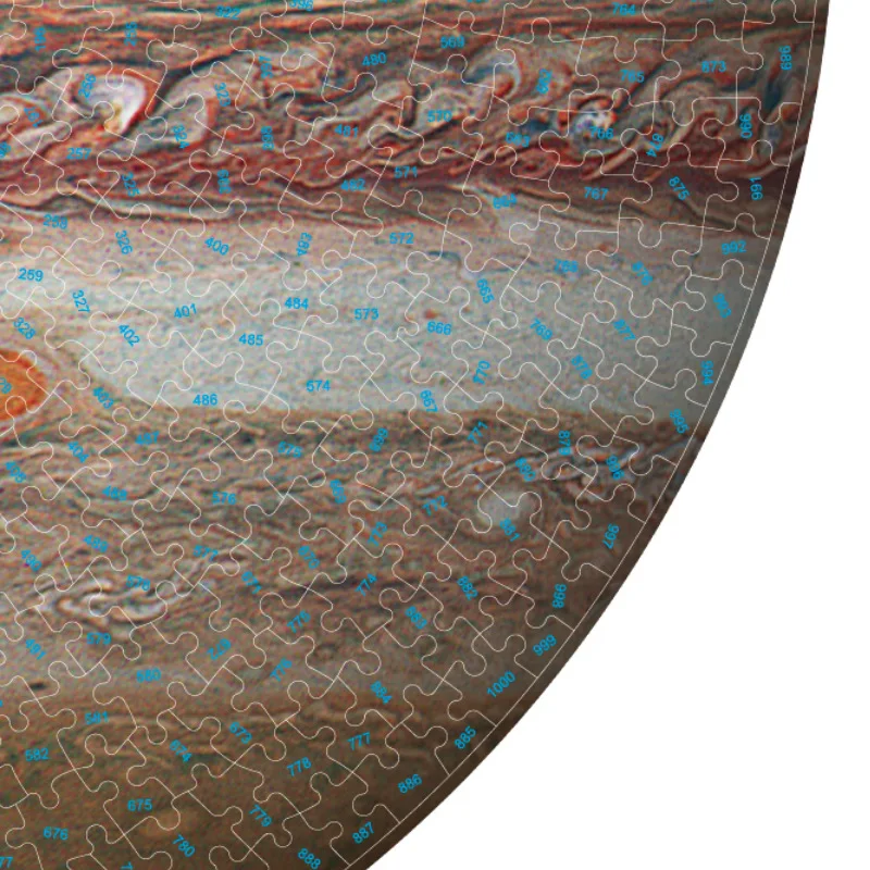 

Hot New Jigsaw Puzzle 1000 Pieces Planet Space Round Educational Puzzles Games Adult Children Mars Mercury Mars Venus Moon Earth