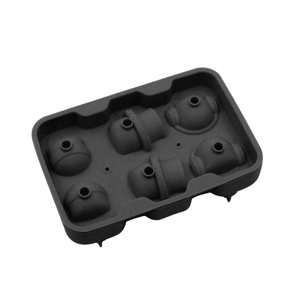 Skull Ice Mold Tray Silicone Cube Maker Whiskey Beer Cocktails Skeleton Head Cream Molds Bar |
