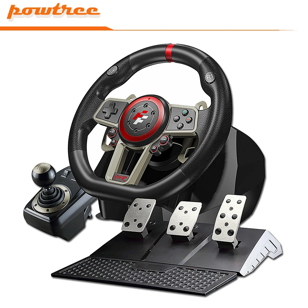 

Racing Steering Wheel For PS4/PS3/PCSwitch/Xbox One/Xbox 360 Game Steering Vibration Joysticks Remote Controller Wheels Drive