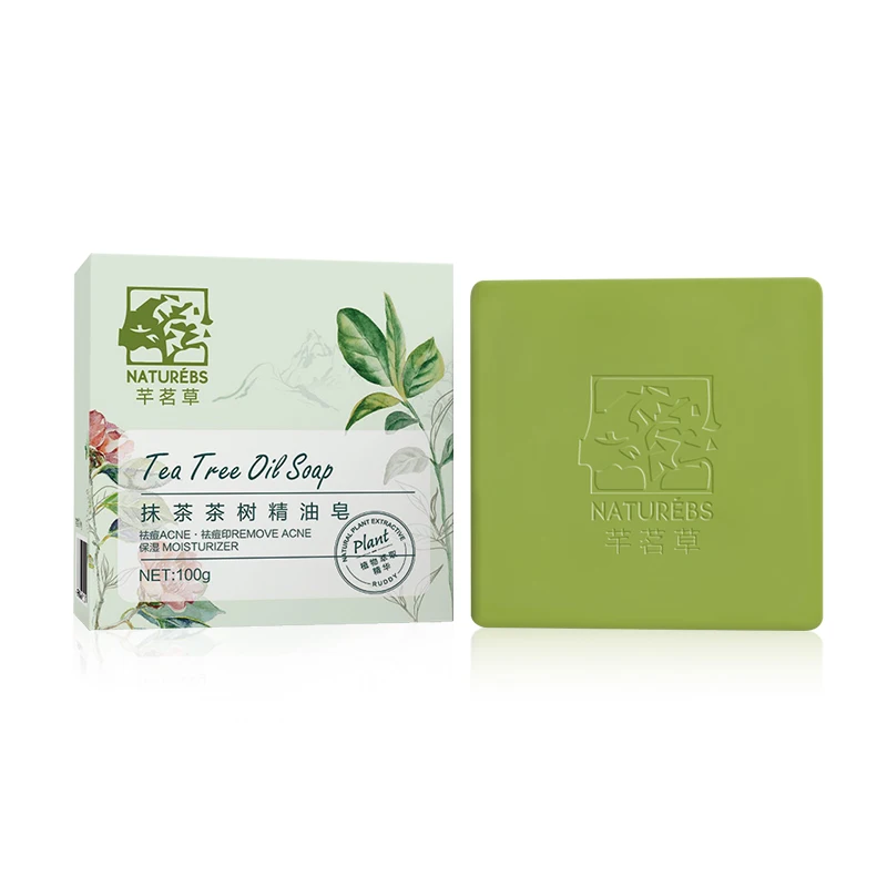 WXE 100% натуральный матча освежающий увлажняющий мыло эфирное масло сильный