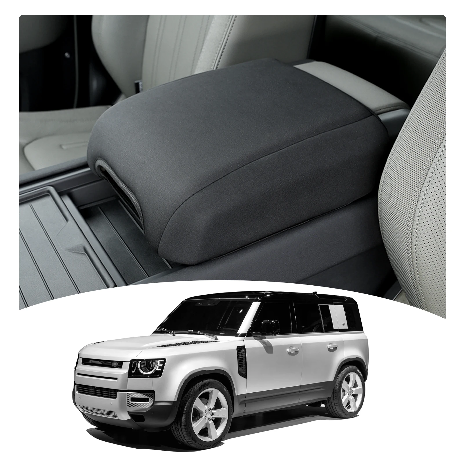 

LFOTPP автомобильный подлокотник коробка крышка для защитника 90 110 2020 2021 центральный контроль контейнер защитная накладка авто аксессуары для интерьера