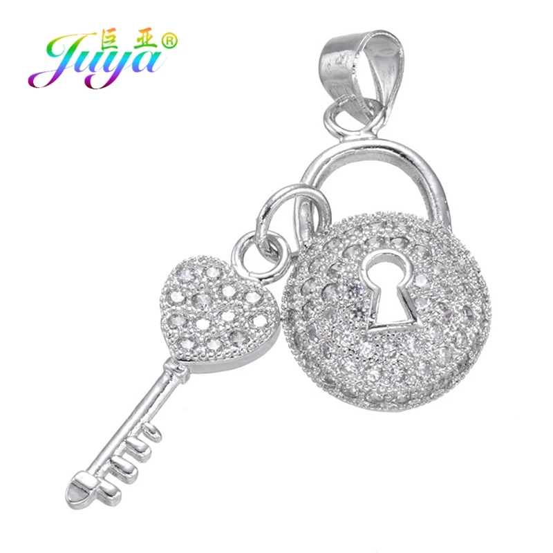 White Gold Juya DIY модные ювелирные принадлежности для подвесок золото/серебро/розовое золото крыло Эйфелева башня Ноги Бабочка черепаха украшения в виде слонов - Окраска металла: White Gold