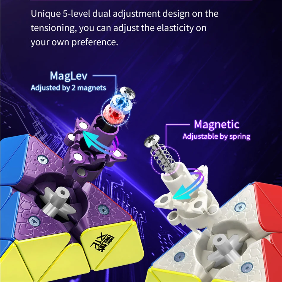 Магнитная левитация MoYU Weilong магнитная пирамида волшебный куб кубик рубик WRM 3X3