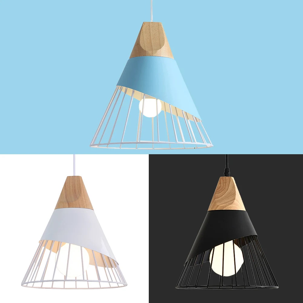 Простые подвесные светильники E27 в скандинавском стиле лофт современные