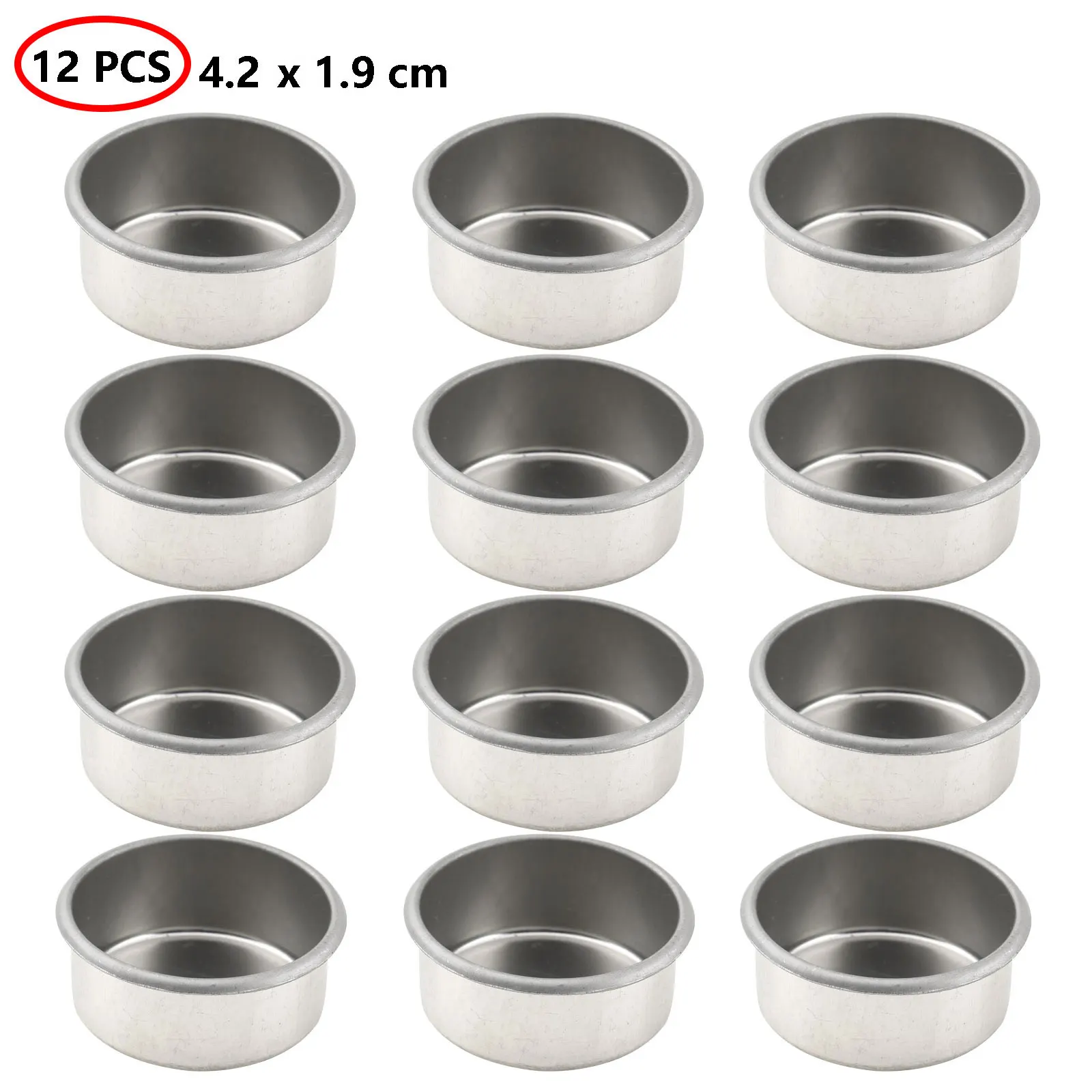 Tins Molds Jars Lightweight Tea Light Cups Pans For Diy Candle Making