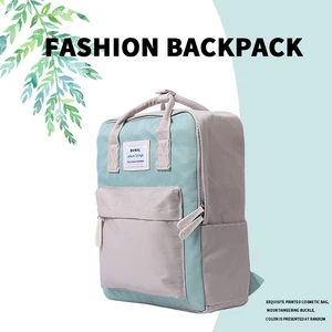 Женский холщовый рюкзак Playking, модный рюкзак яркого цвета для ноутбука и школы, школьный рюкзак в стиле пэчворк для девочек