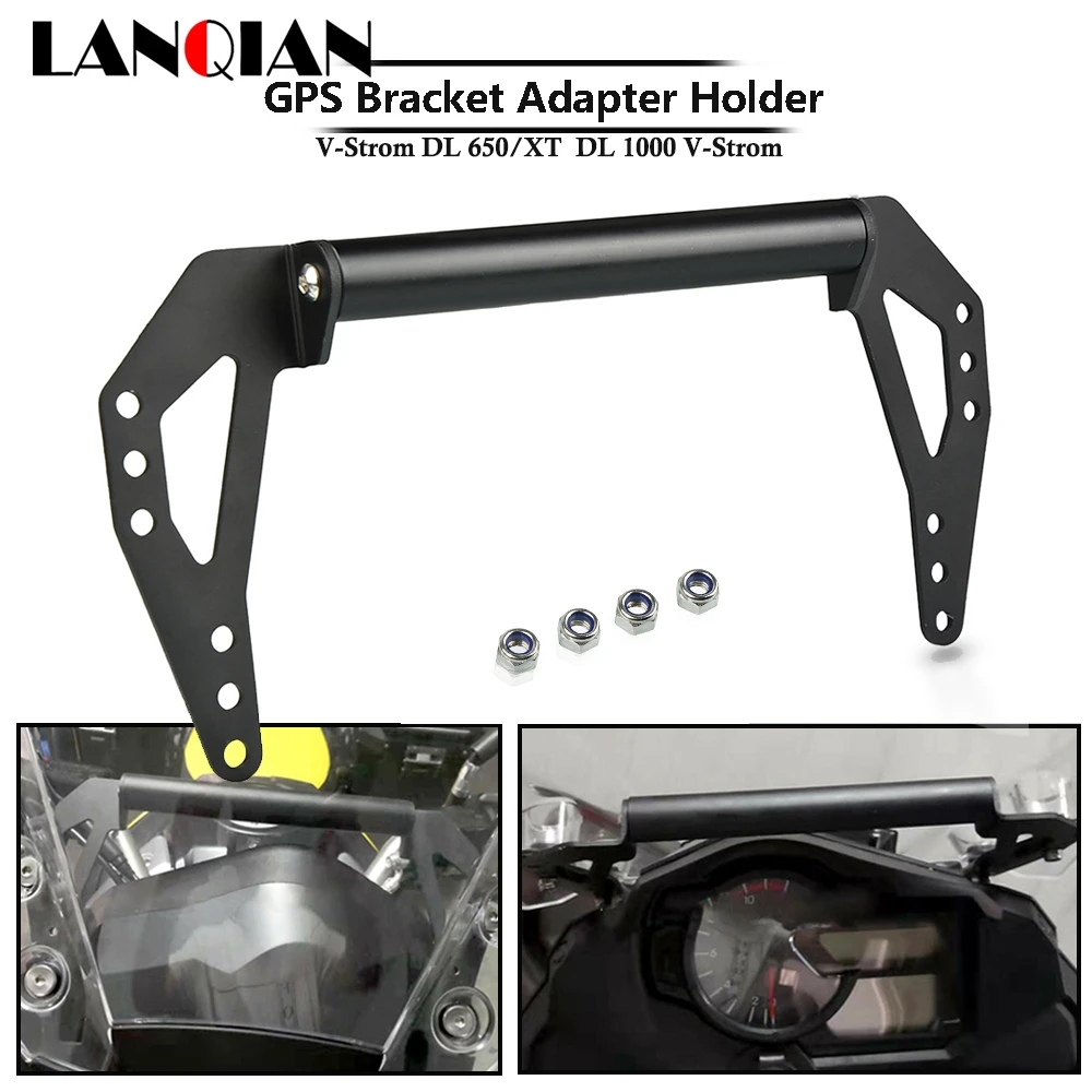 

For SUZUKI DL1000 V-Strom DL 650 XT Motorcycle GPS Bracket Adapter Holder V-Strom DL650 XT 2017-2020 DL1000 V-Strom 2017-2019