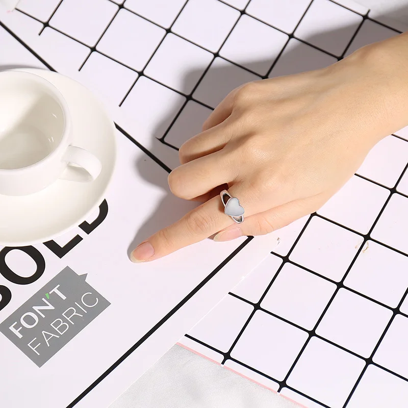 Красивые женские украшения Титановая Сталь в форме сердца пепельница коробка