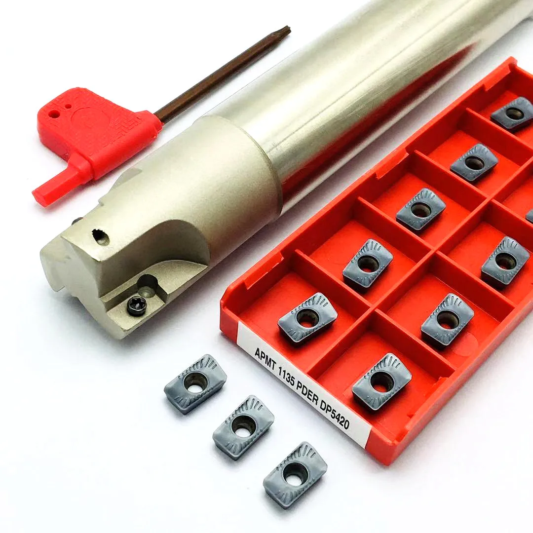 

BAP300R 10/12/16/20mm APMT1135 Milling Tool Holder Shoulder Cutting Right Angle Precision Milling Cutter End Milling Tool Holder