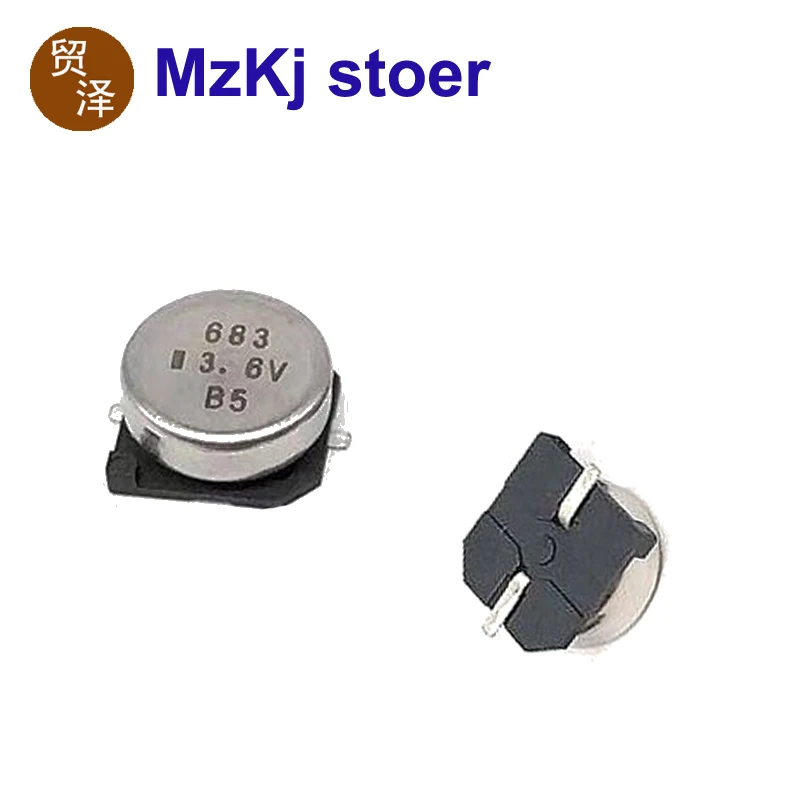 

10PCS 3.6V FCHOV683ZFTBR16 3.6V0.068F Farad Capacitor Super Capacitor 6.8*3.6mm