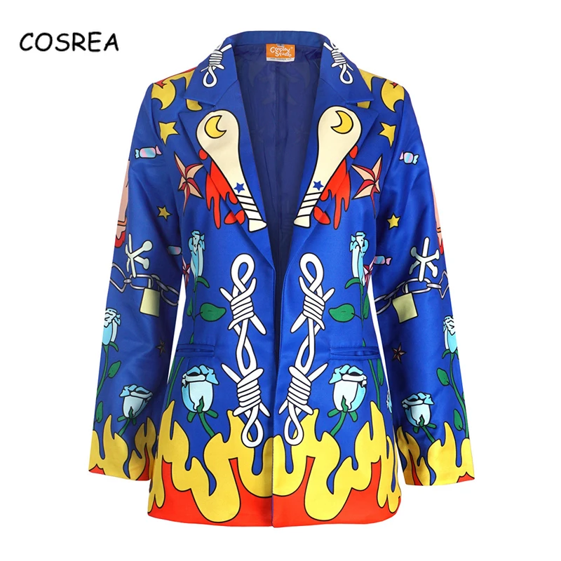 Костюм для косплея с изображением птиц добычи пальто штаны нижнее белье одежда