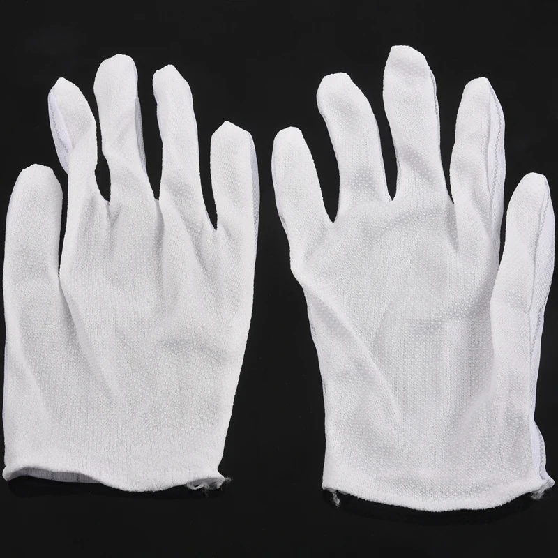 

1 Pair Anti-static Anti-skid Gloves ESD PC Computer Electronic Working White New