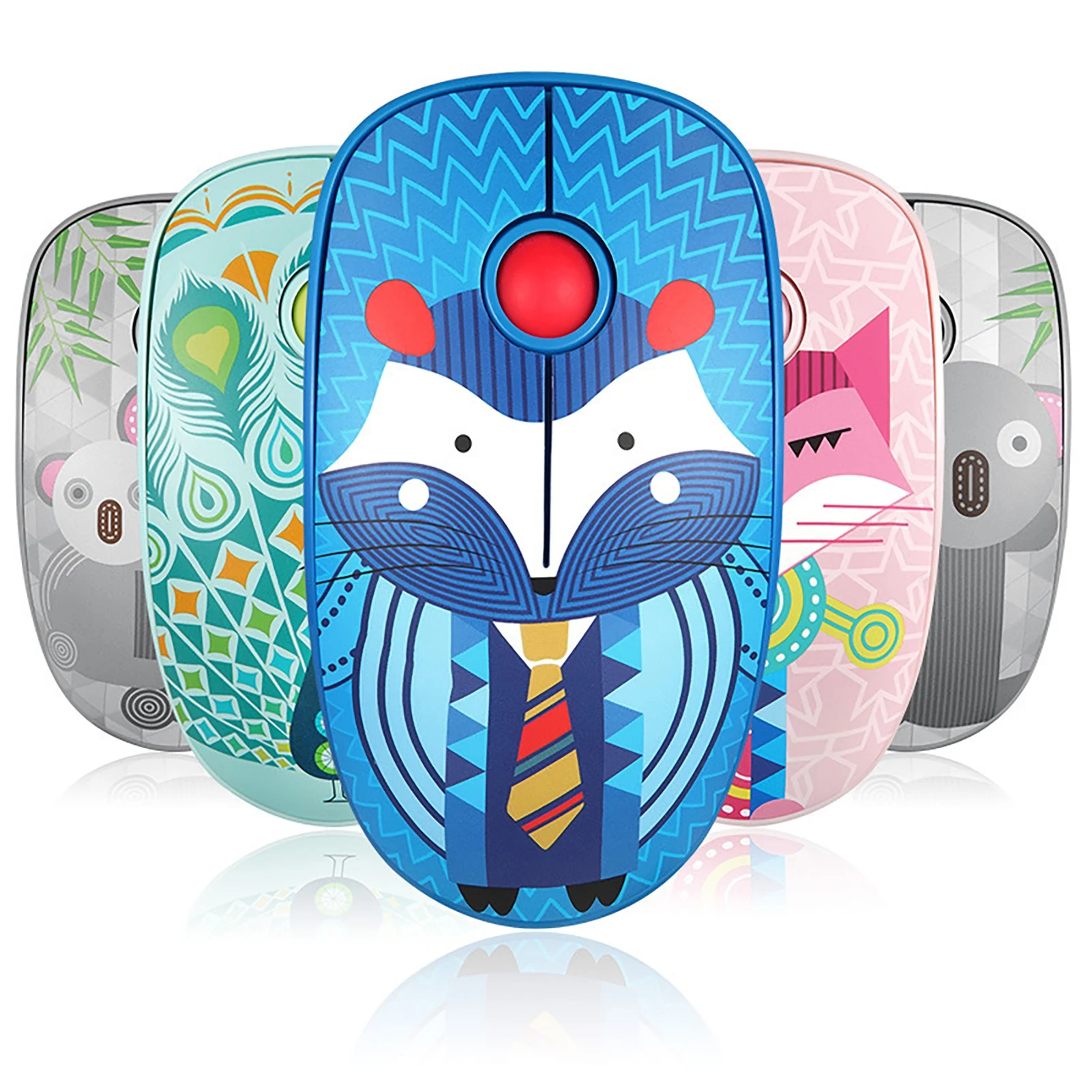 

2.4G 1000 DPI Cute Animal Wireless Silent Gaming Mouse for Laptop Computer Gamer