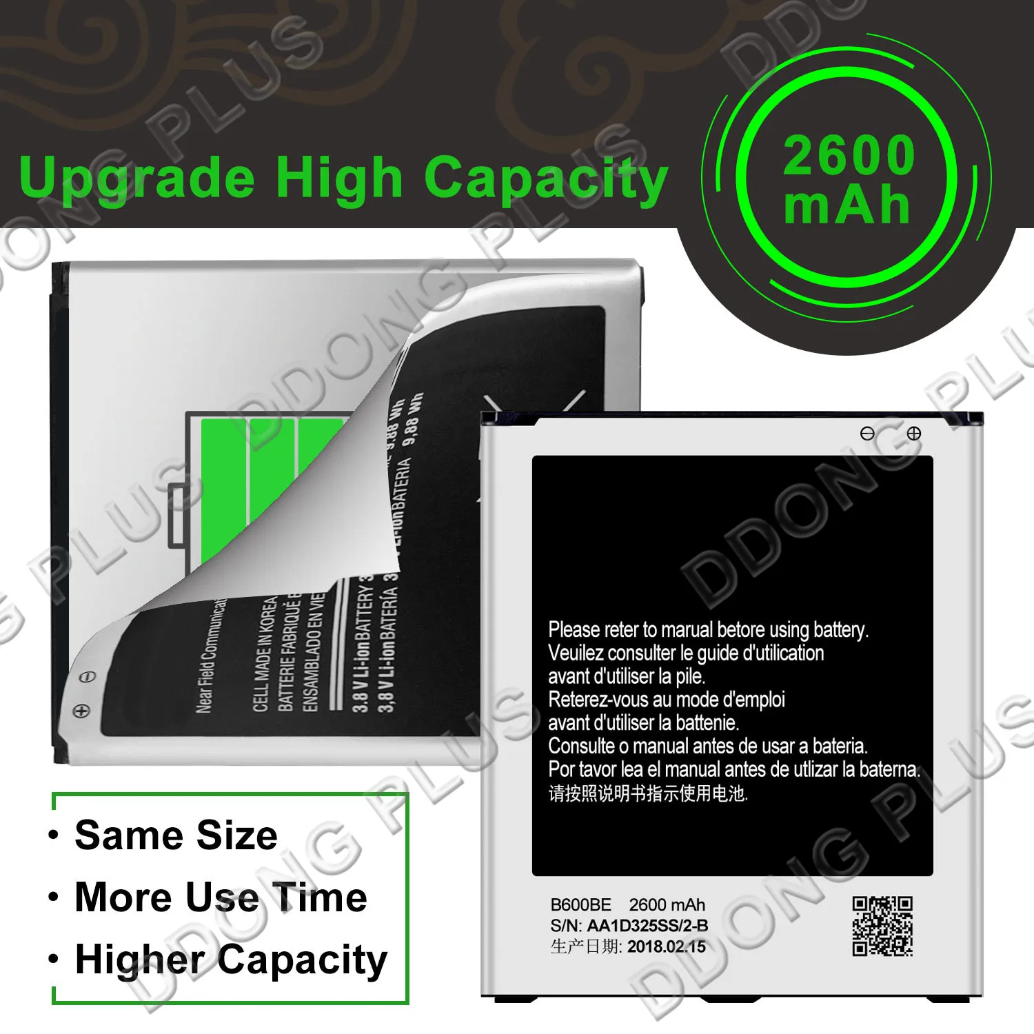 B600BE аккумулятор для Samsung Galaxy S4 i337M SGH-I337M B600BU B600BC B600BZ запасная часть ремонта - купить