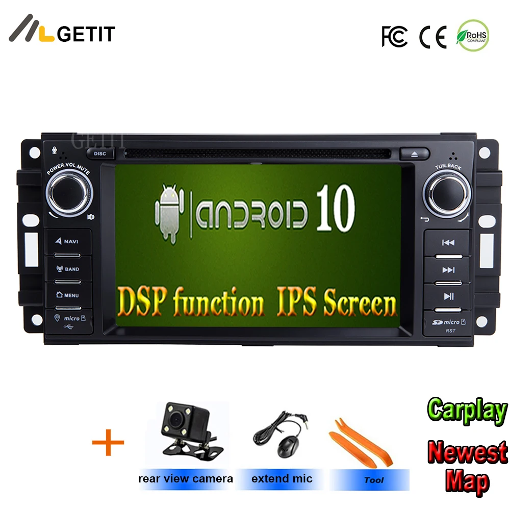 

Android 10 Car DVD Player for JEEP COMMANDER/GRAND CHEROKEE with Radio WiFi