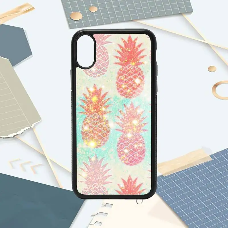 

pineapple bling fashion mobile Phone Case PC for iPhone 11 12 pro XS MAX 8 7 6 6S Plus X 5S SE 2020 XR