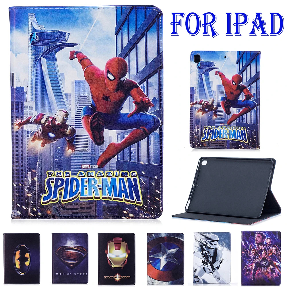 Чехол с рисунком спайдермена Марвел Мстителей для Apple iPad Mini Air 2 новый 9 7 10 го дюйма